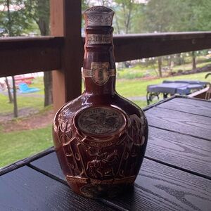 🥃 Chivas Royal Salute ~  21 Years Old Blended Scotch Whisky Bottle W/Bag